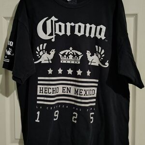 Corona Black and White Graphic Tee